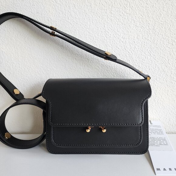 BNWT–Slightly Imperfect [ Marni Trunk Mini Bag🖤](#181) - Picture 2 of 10